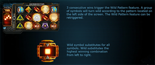 Дикий символ слота Incinerator